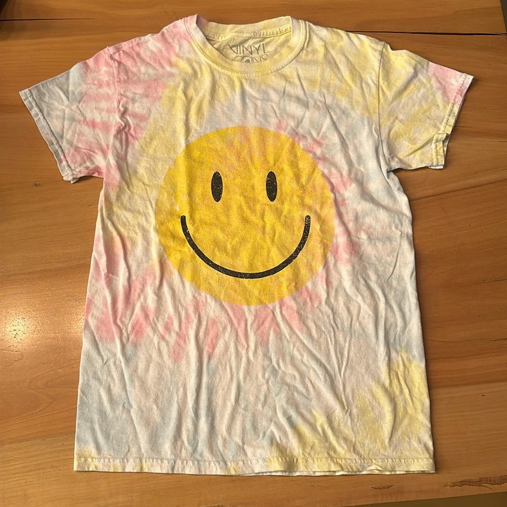 Urban Outfitters Tie-Dye Smiley Face T-Shirt